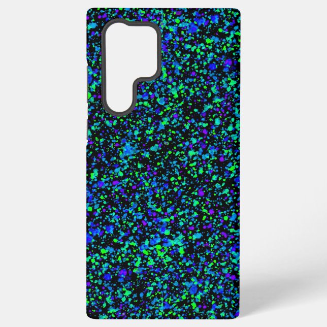 Funda Para Samsung Galaxy Blue Splatter - Funda de Samsung (Reverso )