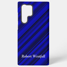 Funda Para Samsung Galaxy S22 Ultra Blue Woodgrain Personalizado