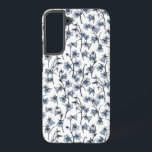 Funda Para Samsung Galaxy S22  Bluebells, Harebells, Bellflowers<br><div class="desc">Flores de flores pintadas a mano en Photoshop,  patrón sin fisuras</div>