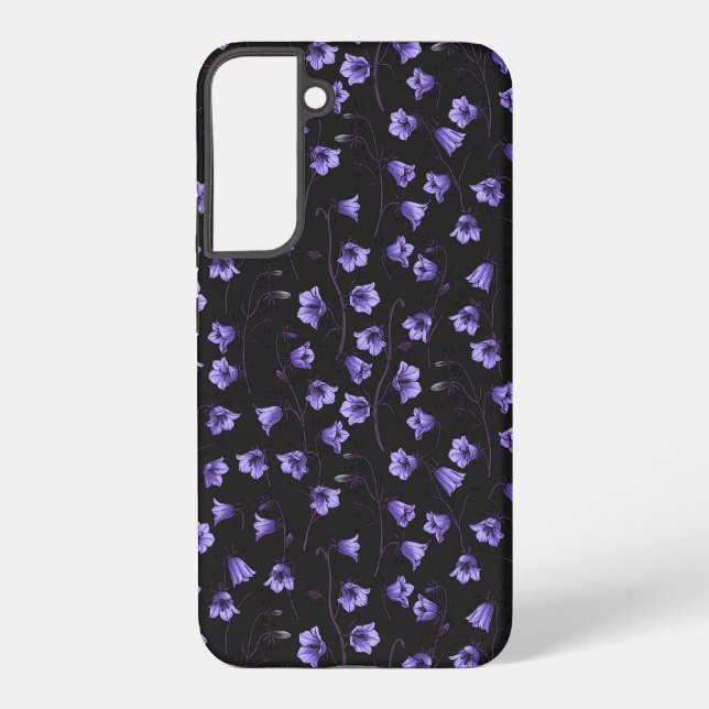 Funda Para Samsung Galaxy Bluebells, Harebells, Bellflowers (Reverso )