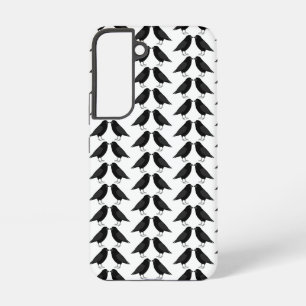 Funda Para Samsung Galaxy S22 Boda gótico Kissing Ravens Pattered