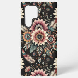 Funda Para Samsung Galaxy S22 Ultra Boho florece por la noche