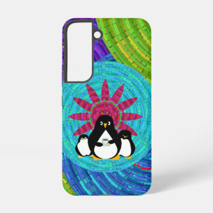 Funda Para Samsung Galaxy S22 BoHo Penguins