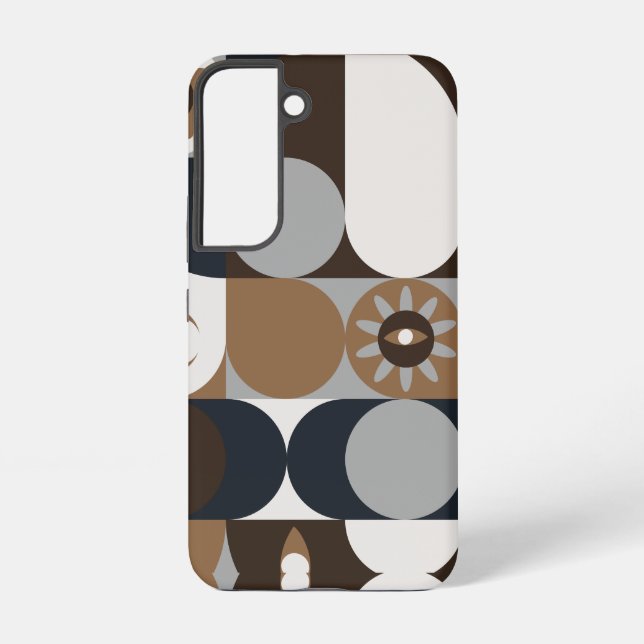 Funda Para Samsung Galaxy Boho Rústico Contemporáneo (Reverso )