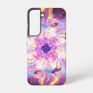 Funda Para Samsung Galaxy S22 Bola de Fuego de Relámpago Explosión