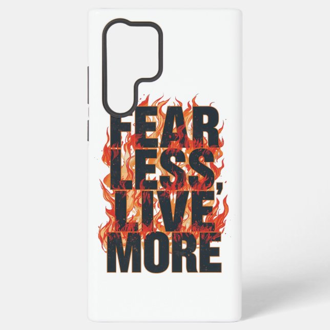 Funda Para Samsung Galaxy Bold Fiery Motivational Typography (Reverso )