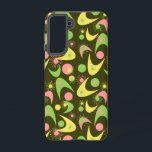 Funda Para Samsung Galaxy S21 Boomerangs Retro<br><div class="desc">Fondo de estrellas y boomerangs retro. El color y estilo del fondo pueden ser personalizados.</div>