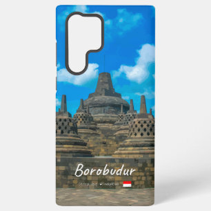 Funda Para Samsung Galaxy S22 Ultra Borobudur, Indonesia - Antiguo templo budista