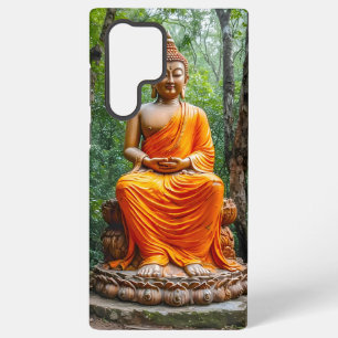 Funda Para Samsung Galaxy S22 Ultra Bosque de Calma: El Santuario de Buda