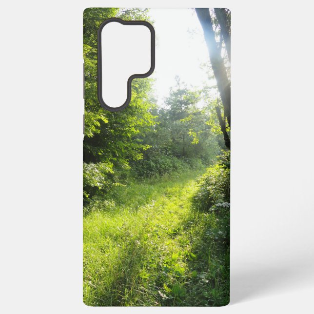 Funda Para Samsung Galaxy Bosque verde (Reverso )