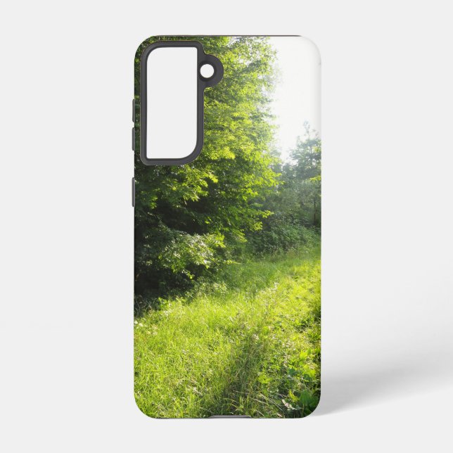 Funda Para Samsung Galaxy Bosque verde (Reverso )