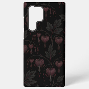 Funda Para Samsung Galaxy S22 Ultra Botánico Corazones Sangrantes Romance Oscuro