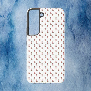 Funda Para Samsung Galaxy S22 Botas de Vaquero Rosa Marrón Purpura Estrellas Pat