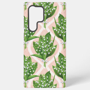 Funda Para Samsung Galaxy S22 Ultra Bouquet de lilas del valle flores en rosa