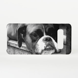 Funda Para Samsung Galaxy S10 Boxer Dog en Windowsill sgcna