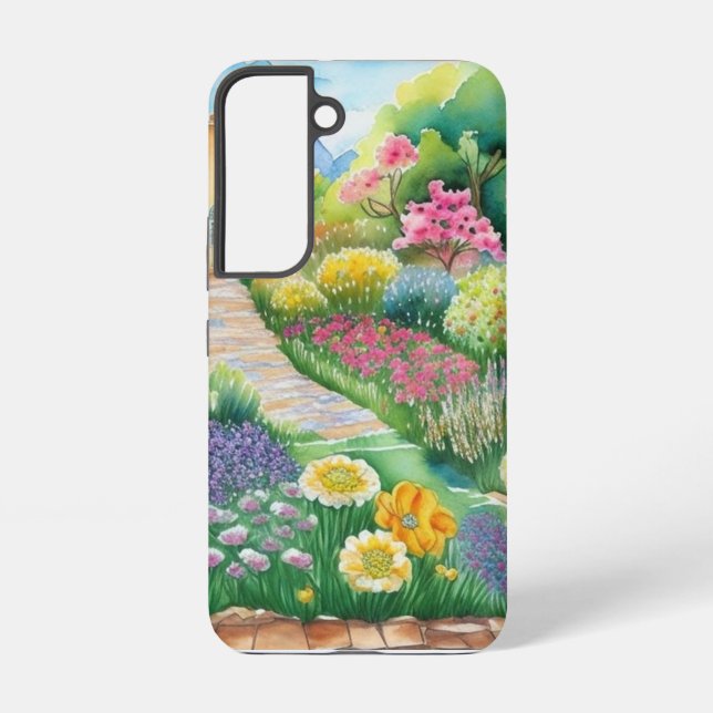 Funda Para Samsung Galaxy Bridgerton Netflix Floral (Reverso )