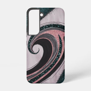 Funda Para Samsung Galaxy S22 Brillo de Onda Abstracta