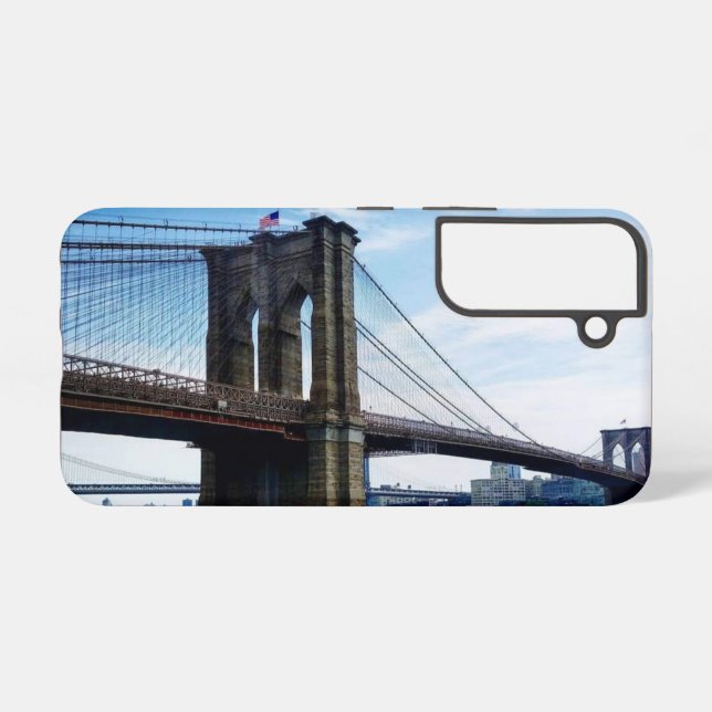 Funda Para Samsung Galaxy Brooklyn Bridge Phone Case (Reverso Horizontal)