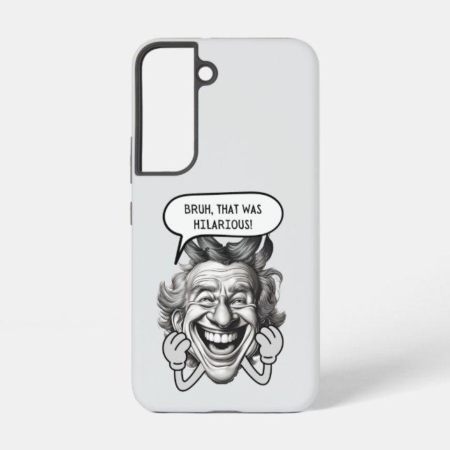 Funda Para Samsung Galaxy Bruh Eso Fue Gracioso (Reverso )