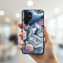 Funda Para Samsung Galaxy S22 Ultra Bruja del Sueño de la Rosa Celestial