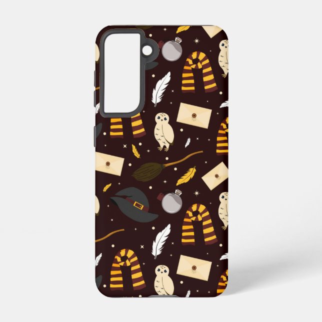 Funda Para Samsung Galaxy Brujas, Asistentes y Patrón Mágico (Reverso )