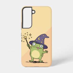 Funda Para Samsung Galaxy S22 Brujo de la rana lanzando hechizos