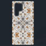 Funda Para Samsung Galaxy S22 Ultra Bugs<br><div class="desc">Patrón simétrico dibujado a mano con varios insectos,  mariposas y arañas</div>