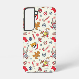 Funda Para Samsung Galaxy S22 BUGS BUNNY™, DAFFY DUCK™ y Patrón Navideño de Lola