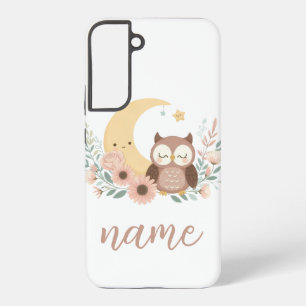 Funda Para Samsung Galaxy S22+ Búho bebé lindo con luna