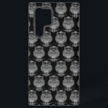 Funda Para Samsung Galaxy S22 Ultra Búho (negro) - Funda Samsung<br><div class="desc">Dibujo digital del contorno de un búho.</div>
