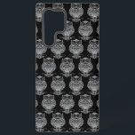 Funda Para Samsung Galaxy S22 Ultra Búho (negro) - Funda Samsung<br><div class="desc">Dibujo digital del contorno de un búho.</div>