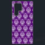 Funda Para Samsung Galaxy S22 Ultra Búho (púrpura) - Funda Samsung<br><div class="desc">Dibujo digital del contorno de un búho.</div>