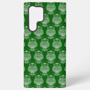 Funda Para Samsung Galaxy S22 Ultra Búho (verde oscuro) - Funda Samsung