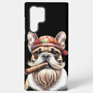 Funda Para Samsung Galaxy S22 Ultra Bulldog francés Hippie