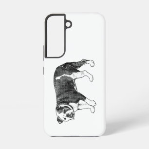 Funda Para Samsung Galaxy S22 Bulldog Robusto Funda Samsung con puntos Manga
