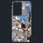 Funda Para Samsung Galaxy S21 Ultra Bumblebee en flor de cerezo salvaje<br><div class="desc">Despertar la primavera ,  Bumblebee en flor de cerezo silvestre,  lo fotografié en la playa del río Rheine,  cerca de Oppenheim,  Alemania. Foto de Krisi ArtKSZP ,  Más tarjetas de fotos en la categoría de la tienda >> Fotografía de la naturaleza >>> Insectos >>> Estuche para teléfono</div>