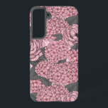 Funda Para Samsung Galaxy S22  Buqué floral de color rosa<br><div class="desc">Flores de peonía dibujadas a mano e hidrangea,  patrón sin fisuras vectoriales</div>