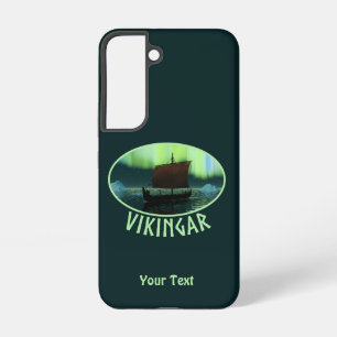 Funda Para Samsung Galaxy S22 Buque Viking Y Luces Del Norte