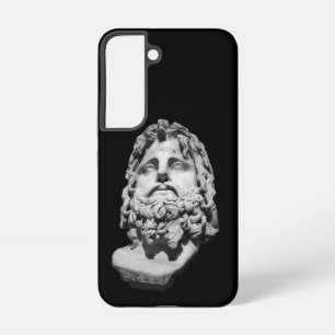 Funda Para Samsung Galaxy S22 Busto de mármol grecorromano clásico en blanco y n