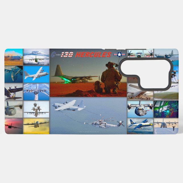 FUNDA PARA SAMSUNG GALAXY C-130 HERCULES (Reverso Horizontal)