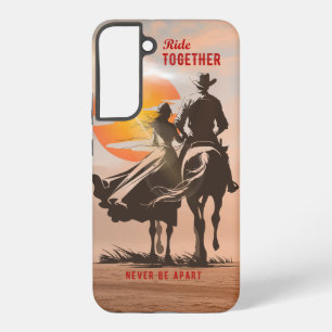 Funda Para Samsung Galaxy S22+ Cabalgando juntos - Una maravillosa vida Western (