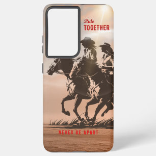 Funda Para Samsung Galaxy S21+ Cabalgando juntos - Una maravillosa vida Western