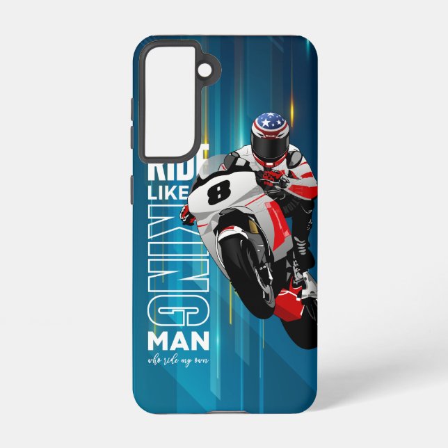 Funda Para Samsung Galaxy Cabalgata como un rey | (Reverso )