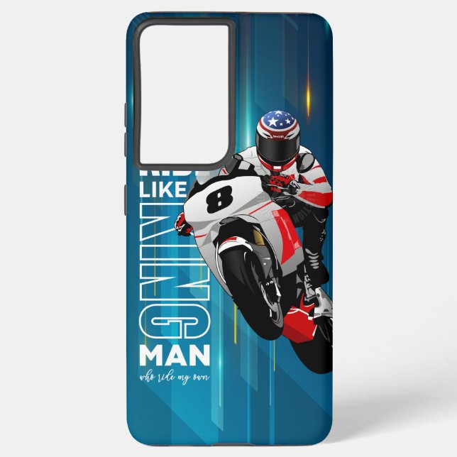 Funda Para Samsung Galaxy Cabalgata como un rey | (Reverso )