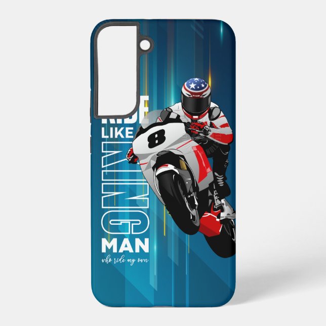 Funda Para Samsung Galaxy Cabalgata como un rey | (Reverso )