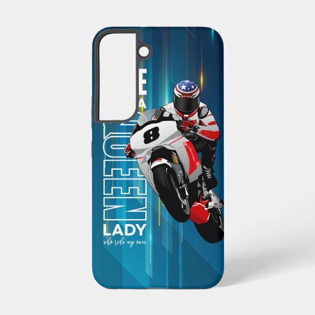 Funda Para Samsung Galaxy Cabalgata como una Reina | (Reverso )