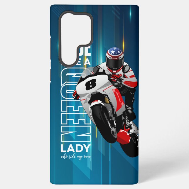Funda Para Samsung Galaxy Cabalgata Como una Reina | (Reverso )