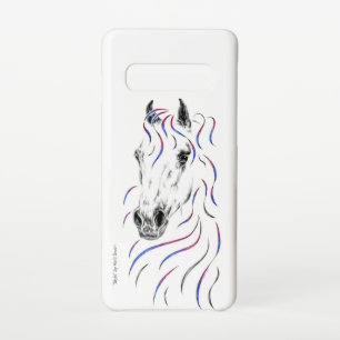 Funda Para Samsung Galaxy S10 Caballo árabe elegante
