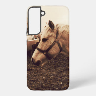 Funda Para Samsung Galaxy S22+ Caballo y bus acoplados