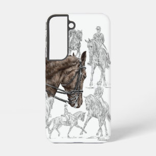 Funda Para Samsung Galaxy S22 Caballos de Dressage recopilados FEI